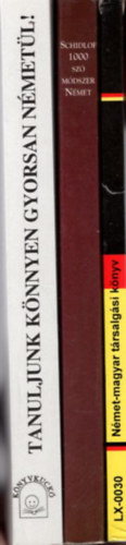 Altai Rezs, Peter Bttner Dr Ernst Hackel - 3 db nmet knyv: Nmet-magyar trsalgsi knv + Nmet  Schidlof  gyakorlati mdszere vilgnyelvek magnton val tanulsra +  Tanuljunk knnyen gyorsan nmetl!