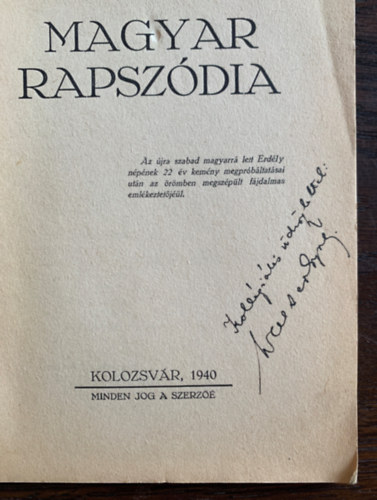 Walter Gyula - Magyar rapsz�dia - Dedik�lt!