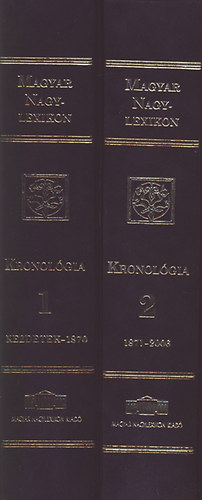 Magyar Nagylexikon-Kronológia I-II. (Díszkiadás)