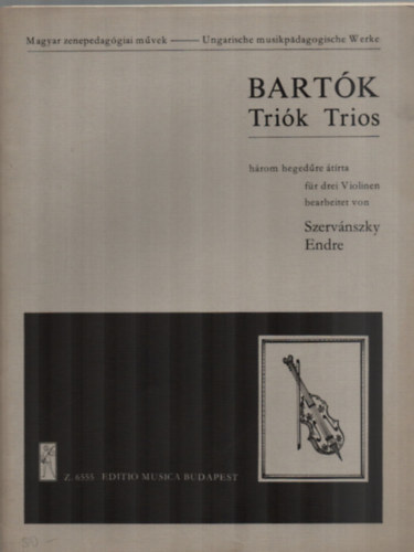 Szerv�nszky Endre - Bart�k Tri�k - Trios.
