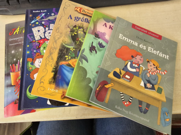 Benedek Elek, Szabó Zsolt Deres Kornélia - 5db ifjúsági kötet, KÖNYVMENTŐ AJÁNLAT: Emma és Elefánt+ A királynő álma+ A grófkisasszony+ Rémes vendégek+ Játékszertár