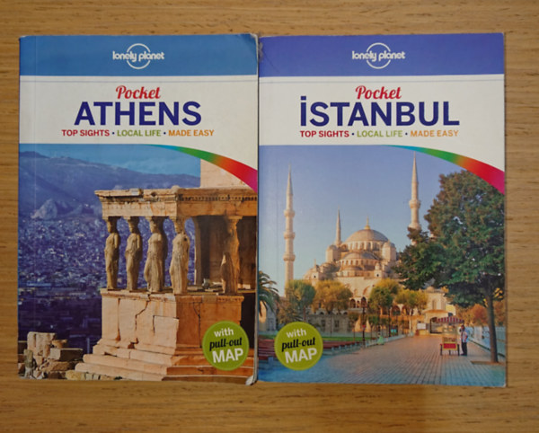 2 angol nyevű útikönyv: Lonely Planet - Pocket , Lonely Planet - Pocket Istanbul