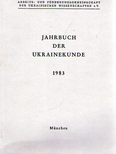 Jahrbuch der Ukrainekunde