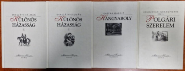 Kaffka Margit, Kolozsv�ri G. Emil Miksz�th K�lm�n - 3 db Millenniumi k�nyvt�r: K�l�n�s h�zass�g I-II,Polg�ri szerelem,Hangyaboly