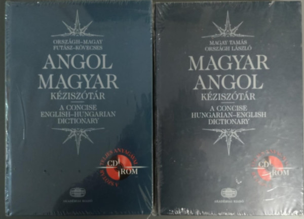 Országh-Magay-Futász -Kövecses - Angol-Magyar, Magyar-Angol Kéziszótár (cd nélkül!)