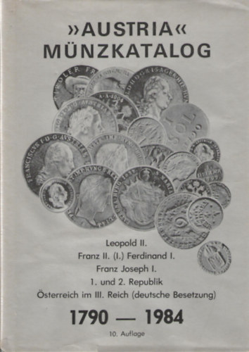 Austria Mnzkatalog 1790-1984