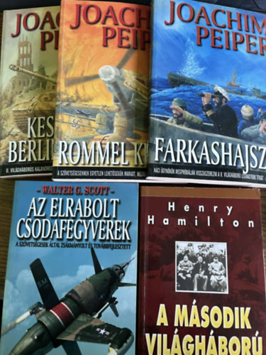 Henry Hamilton, Walter G. Scott Joachim Peiper - 5 db h�bor�s reg�ny