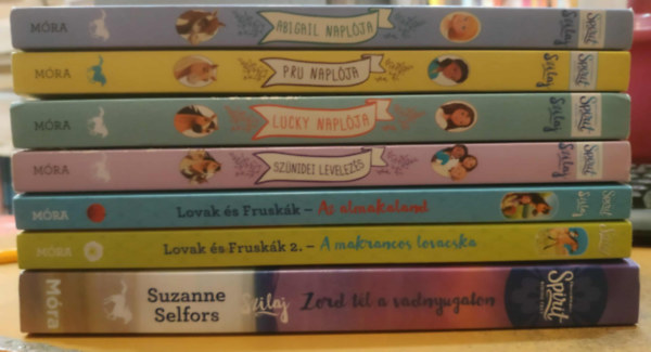 G. M. Berrow, Stacia Deutsch Suzanne Selfors - 7 db Szilaj meseknyv: Abigail naplja; Pru naplja; Lucky naplja; Sznidei levelezs; Az almakaland; A makrancos lovacska; Zord tl a vadnyugaton