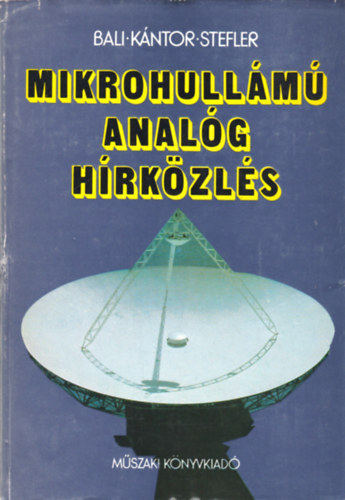 Bali-K�ntor-Stefler - Mikrohull�m� anal�g h�rk�zl�s