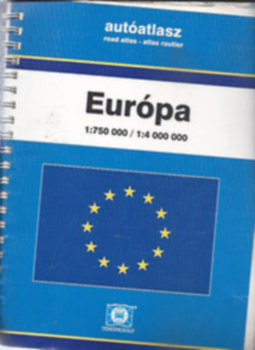 Európa. Autóatlasz 1:750000/1:4000000