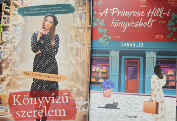 Mary Ann Marlowe Sarah Jio - 2 db knyvesbolti romantikus regny : A Primrose Hill-i knyvesbolt + Knyvz szerelem