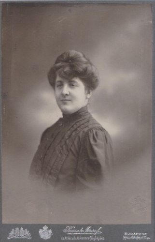 Kossak J�zsef: Ismeretlen h�lgy (10,5x16 cm) (kabinetfot�)