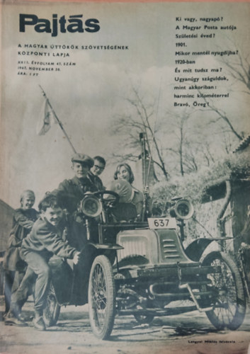 Rakó József (szerk.) - Pajtás XXII. évfolyam 47. szám (1967)