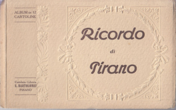 Ricordo di Pirano (12 db kpeslap leporell formban)