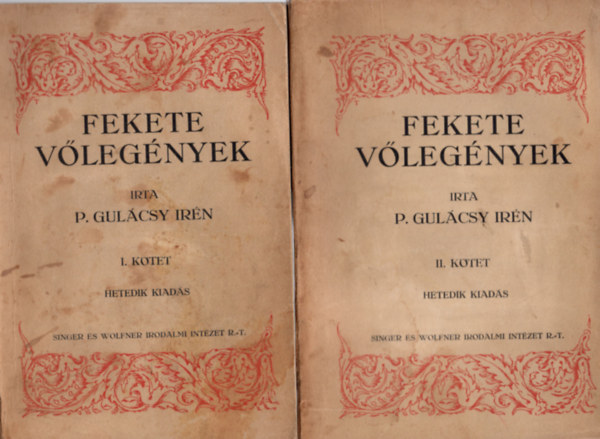 P. Gulcsy Irn - Fekete vlegnyek I-III. (egybektve)