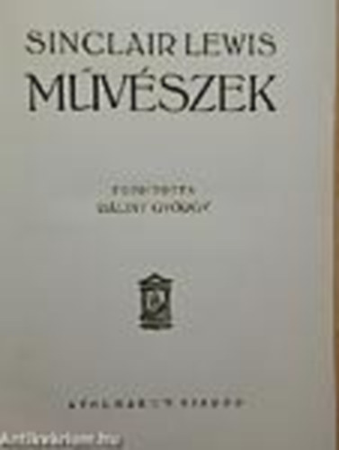 Sinclair Lewis - Mvszek