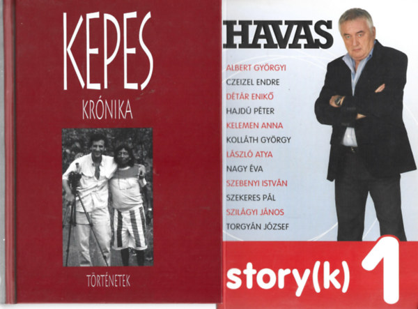 2 db knyv, Kepes Andrs: Kepes krnika - Trtnetek, Havas Henrik: Havas story(k) 1