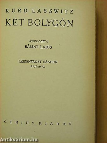 Kurd Lasswitz - Kt bolygn