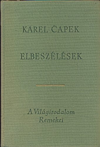 Karel Capek - Elbeszlsek
