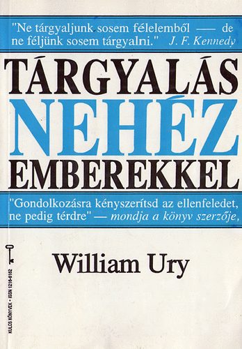 William Ury - Trgyals nehz emberekkel