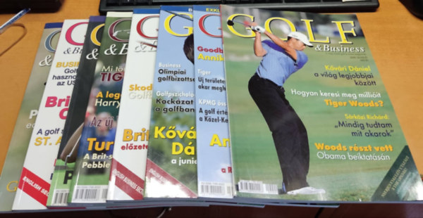 8 db Golf & Business - A vilg vezet golf s zleti magazinja, szrvnyszmok