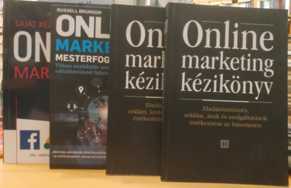 Russell Brunson, Daniel S. Janal Rhdey S. Istvn - 4 db Online marketing kziknyv I-II. + Sajt kezleg: Online marketing + Online marketing mesterfogsok