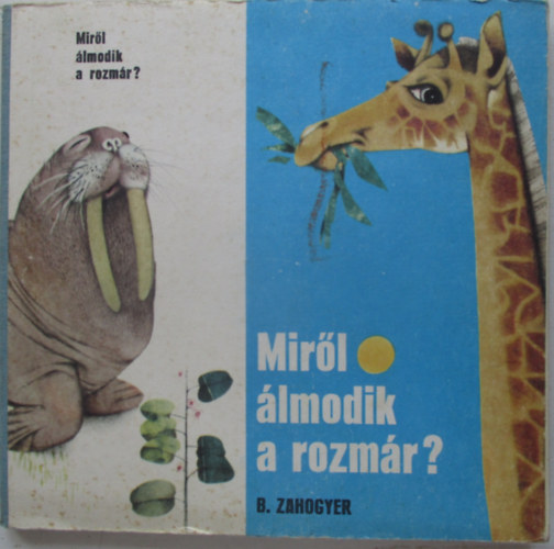 B. Zahogyer - Mirl lmodik a rozmr?