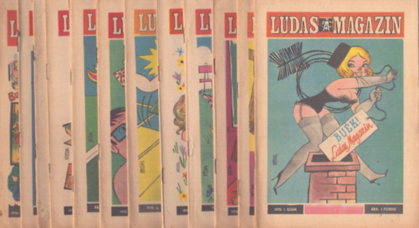 Tabi László (szerk.) - Ludas Magazin 1970/1-12. (teljes évfolyam, lapszámonként)