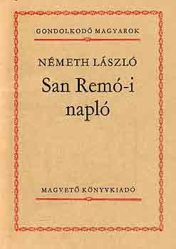 N�meth L�szl� - San Rem�-i napl�