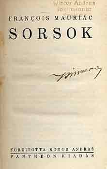 Francois Mauriac - Sorsok
