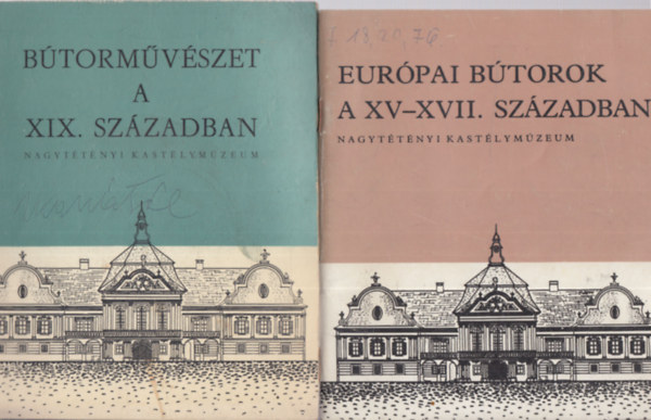 3 db. btoros knyv: Eurpai btorok a XV-XVII. szzadban + Btormvszet a XIX. szzadban + A magyar np btorai