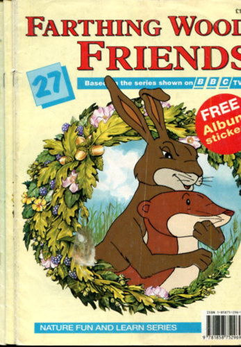 5 db Farthing Wood Friends (22, 24, 25, 27, 29)