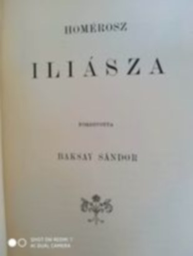 Homrosz - Homrosz Ilisza (Baksay Sndor fordtsa)