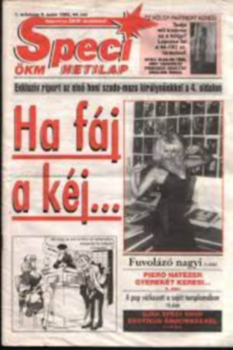 Ismeretlen Szerző - Speci 1. évfolyam 9. szám 1992.