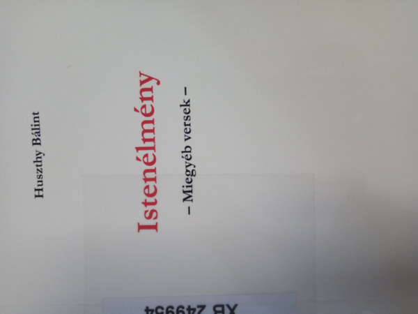 Huszthy B�lint - Isten�lm�ny - Miegy�b versek