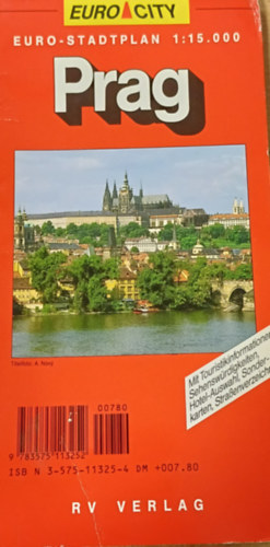 Euro-Stadtplan 1:15.000 - Prag