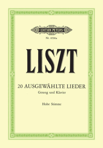 Liszt - 20 Ausgew�hlte Lieder - 20 dal