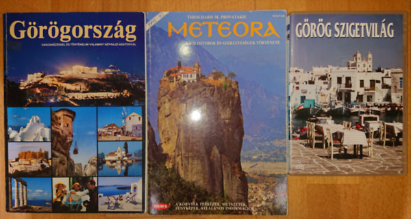 2 knyv s egy ajndk DVD Grgorszgi utazstg tervezknek: Grgorszg, Meteora +Grg szigetvilg DVD