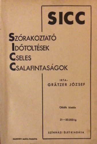 Grtzer Jzsef - Sicc