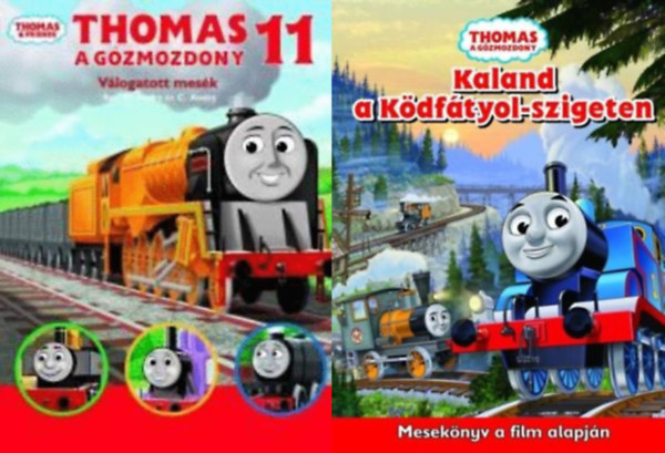Thomas, a gőzmozdony - Kaland a Ködfátyol-szigeten + Thomas, a gőzmozdony - Válogatott mesék 11. (2 mű)