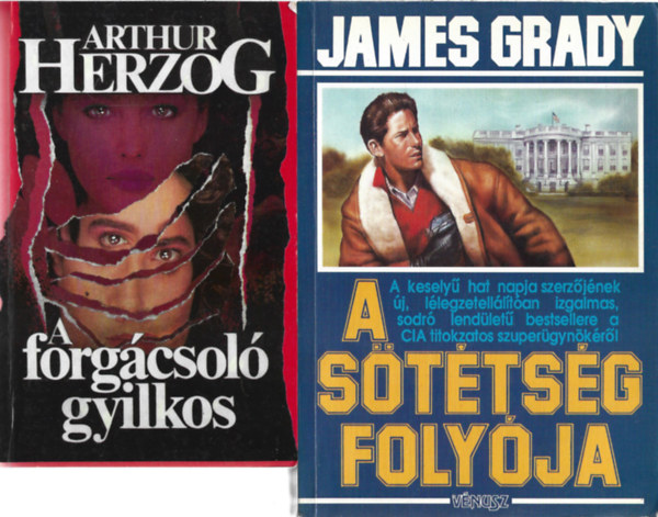 2 db knyv, Arthur Herzog: A forgcsol gyilkos, James Grady: A sttsg folyja