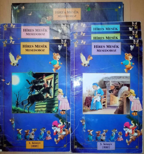 Pappn� Varga Zsuzsa  (ford.), Rab Zsuzsa (ford.), Tony Wolf (ill.), Piero Cattaneo (ill.) Ball�r Piroska (ford.) - H�res Mes�k Mesedoboz (17 vil�gh�res mese 5 k�tetben)