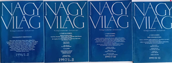 ism - Nagy Világ , Világirodalmi folyóirat: 1997/1-2,3-6,7-10,11-12