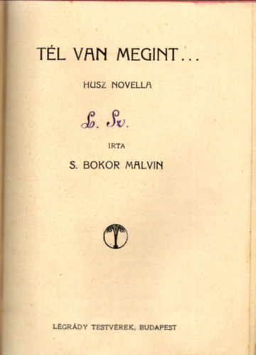 S. Bokor Marvin - Tl Van Megint...