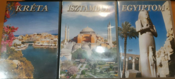 3 Turistafilm DVD: Egyiptom + Isztambul + Kréta (3 DVD)