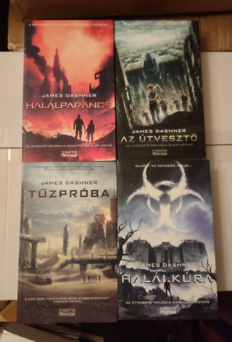James Dashner - Az tveszt trilgia I-IV. (Az tveszt + Tzprba + Hallkra + Hallparancs)
