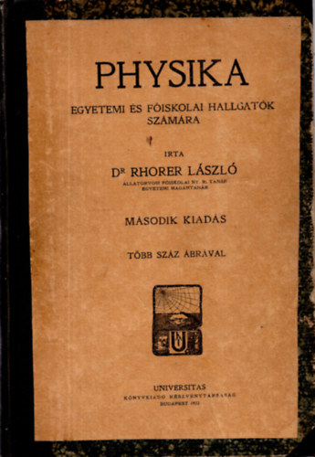 Dr. Rhorer Lszl - Physika