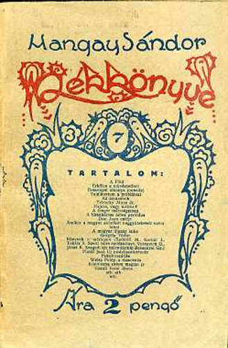 Hangay Sándor - Hangay Sándor kékkönyve