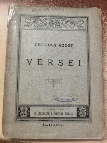 Greguss �gost - Greguss �gost Versei