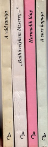 Agatha Christie - 4 db Agatha Christie : A sors kapuja + Harmadik lány + "Balhüvelykem bizsereg..." + A vád tanúja